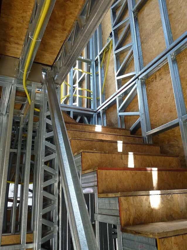 Interior casa Steel Framing